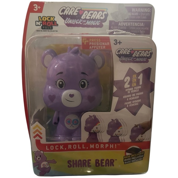 Care Bears Share Bear Purple Action Figure - Picture 1 of 3